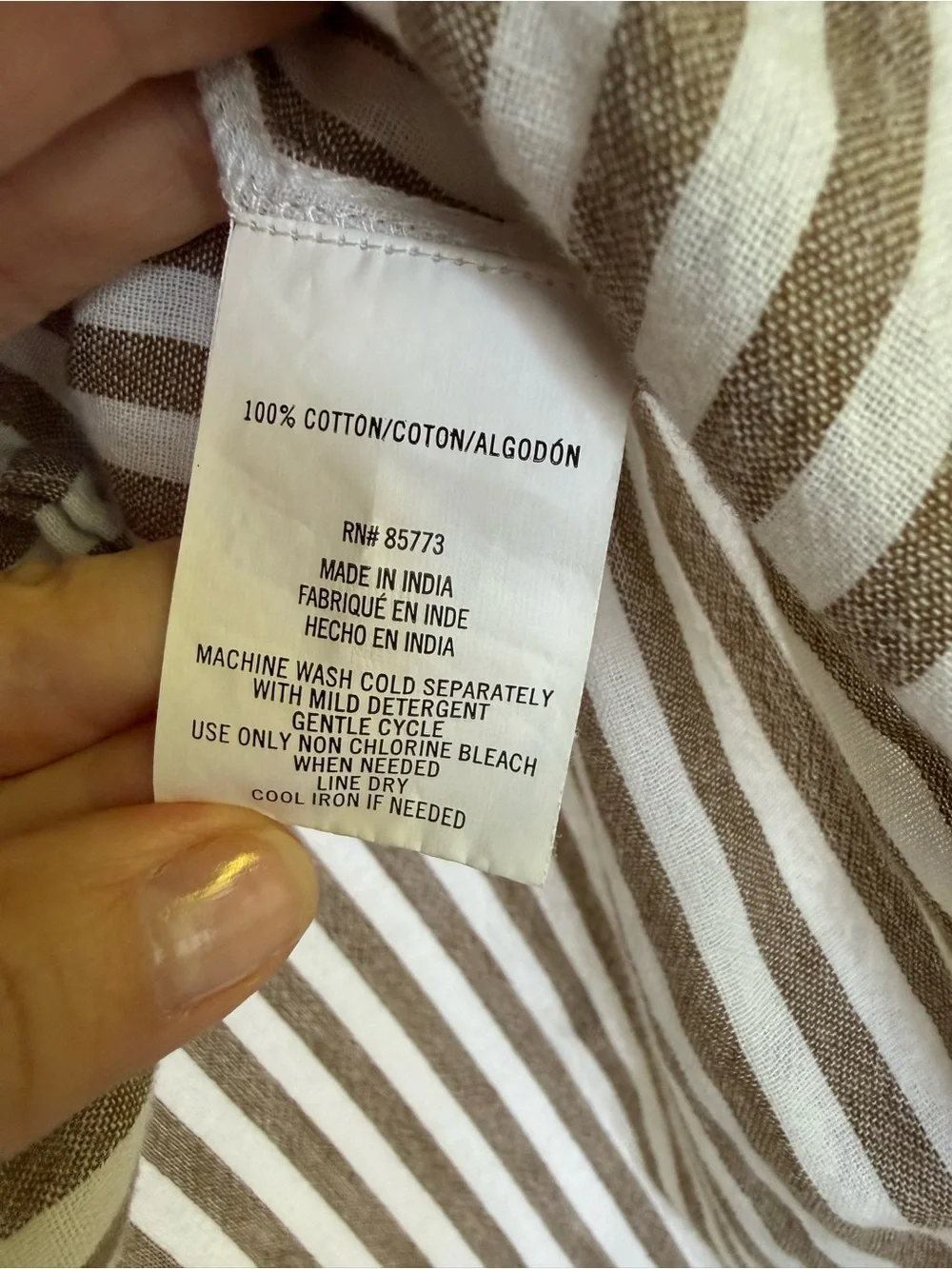 O'Neill Striped V-Neck blouse or cover-up